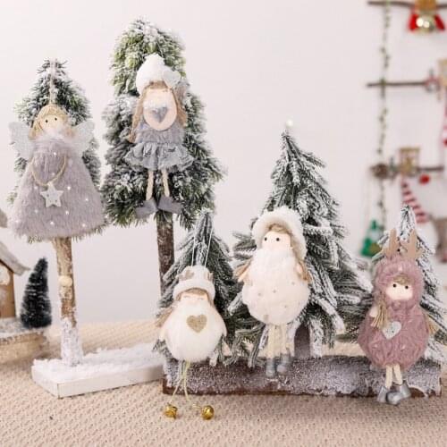 Christmas Angel Doll Merry Christmas Decorations for Home 2021 Christmas Tree Ornament Navidad Noel Xmas Gifts New Year 2022