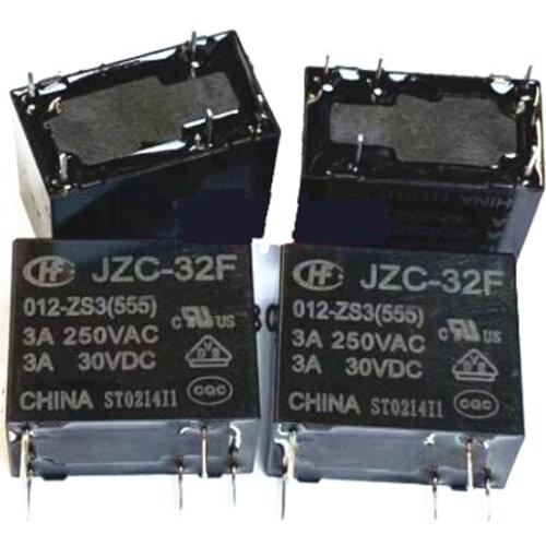 HOT NEW JZC-32F 012-ZS3 JZC 32F 012 ZS3 JZC32F012ZS3 12VDC DC12V 12V 3A 5PIN