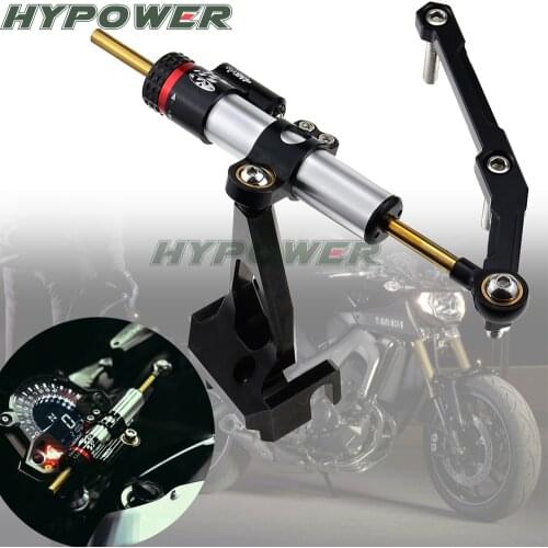 MT-09 MT09 CNC Motorcycle Steering Stabilize Damper Bracket Mount FOR YAMAHA MT-09 MT09 FZ09 FZ-09 2013-2015 2016 2017 2018 2019