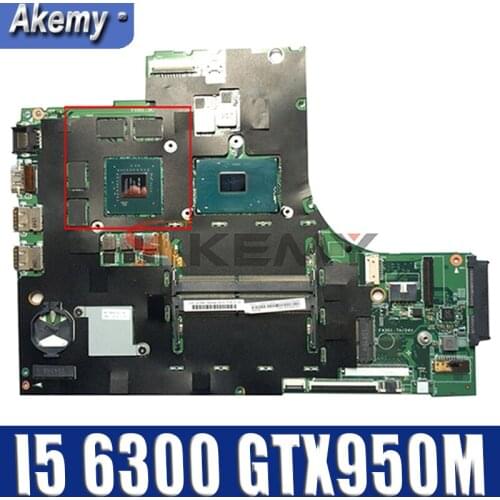 Akemy For Lenovo 700-15isk Xiaoxin700 Laptop Motherboard Lol SKL MB 15221-1 M 448.06R01.001M I5 6300 GTX950M DDR4 100% Test OK