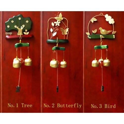 European - style furniture wood decorations,Creative copper Wind Chimes,Metal hangings,Wall decorations