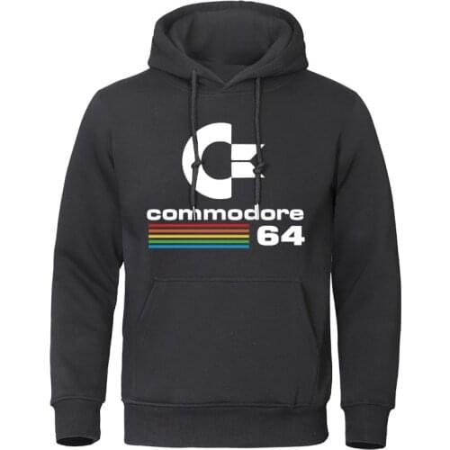 Fashion Men Tracksuit 2019 Autumn Winter Male Hoodie Sweatshirts Commodore 64 Cool Man Clothing Long sleeve Hoodies Brand Tops