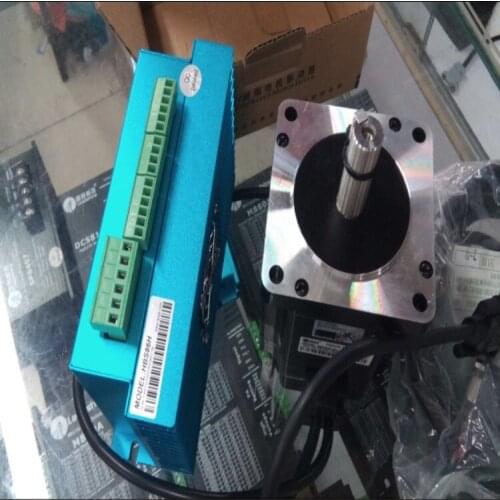 86HBM40-1000+HBS86H Leadshine NEMA34 86mm 4Nm 6A 3ph 30-100VDC closed loop stepper motor driver kit