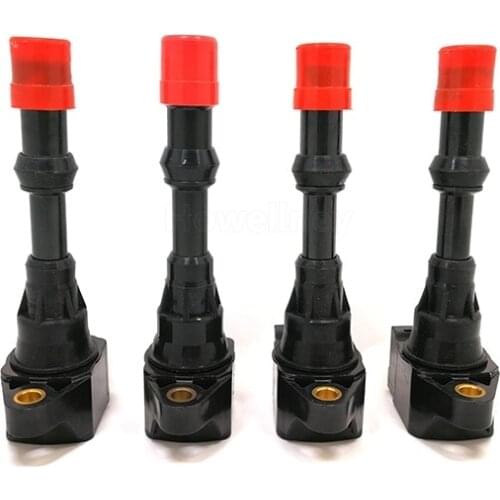 4pcs Ignition Coil PACK 30520-PWA-003 30520PWA003 For Honda Civic 7 8 VII VIII JAZZ FIT