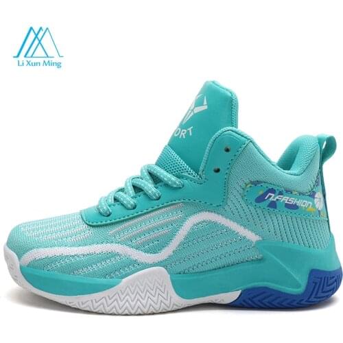 Couples Summer Professional Non-slip Breathable Anti-cracking Shock Absorption Flexible Boys And Girls Outdoor Basketball Shoes