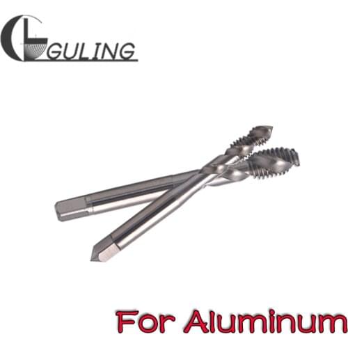 HSSE Special For Aluminum Sprial Fluted tap M2 M2.5 M2.6 M3 M3.5 M4 M5 M5.5 M6 M8 M10 M12 X0.4 X0.35 X1.75 Screw Thread taps