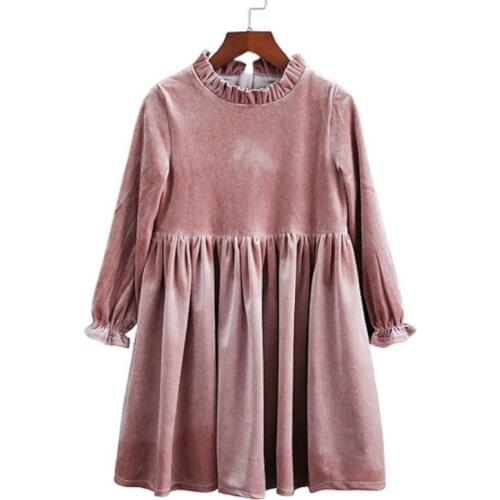 Girls Dress 2020 Autumn Princess Dresses Elegant Brief Children Clothes Party Kids Dresses for Girl Teenage Girls Costume