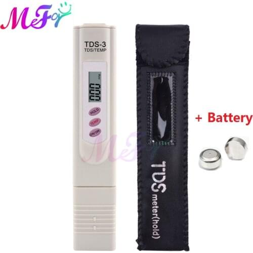 Portable LCD Digital TDS With Battery Water Quality Tester Water Testing Pen Filter Meter Measuring Tools Accessory For Aquarium