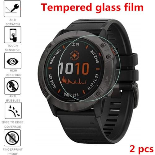 HD Tempered Glass Protective Film For Garmin Fenix 5 5S 6 6S 6X/Vivoactive 3/Forerunner245 945 45 Watch Screen Anti-scratch Film