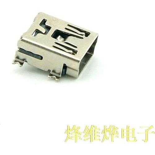 Free packet mail bridge tin Mini USB 5PF () mini-USB socket USB (50)
