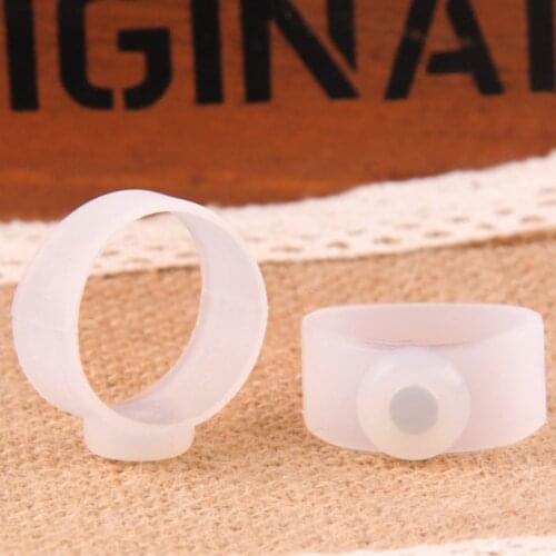 1 Pair Slimming Silicone Foot Massage Magnetic Toe Ring Fat Weight Loss Health