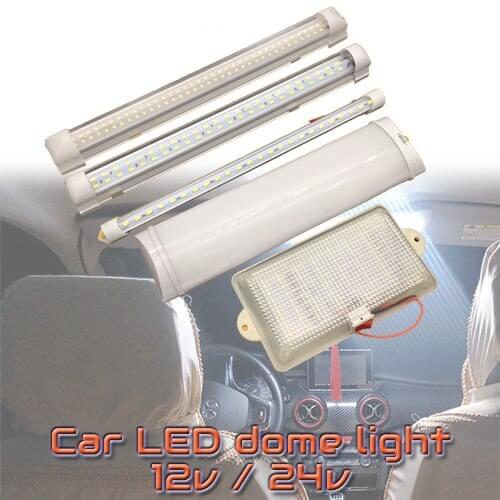 1pc Universal Use Car LED Dome Light For All 12v/24v Vehicles