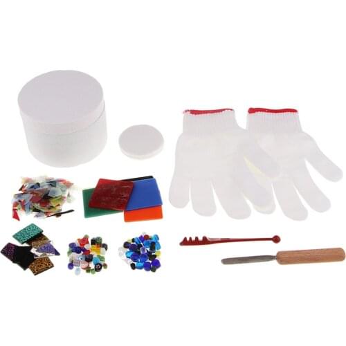 10x Microwave Kiln Kit for Fusing Glass Kiln - Large Kiln & 9 Accessory Kit Quality DIY Fusing Glass Kiln Jewelry Set