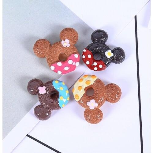7pcs Dollhouse Mini Food Donuts Biscuit Miniature Kitchen Decoration For Children Kid Gift