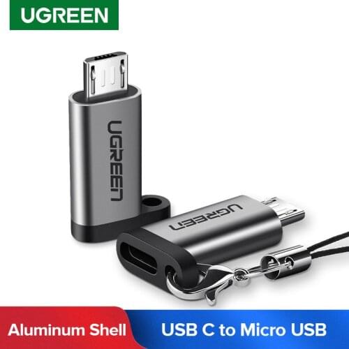 Ugreen USB Type-C Adapter USB C To Micro USB Converter Female To Male Adapter For Xiaomi Samsung Tablet Charger Data Sync