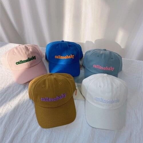 2021 Casual Letter Cotton Baseball Cap For Women Hip Hop Summer Ourdoor Adjustable Caps Unisex Sunscreen Embroidery Baseball Cap
