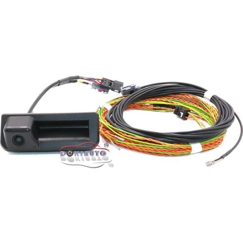 Rear View Camera with Highline Guidance Line Wiring harness For A5 B9 8W Q2 Q3 F3 A1 8W8 827 566 E Kodiaq Jetta