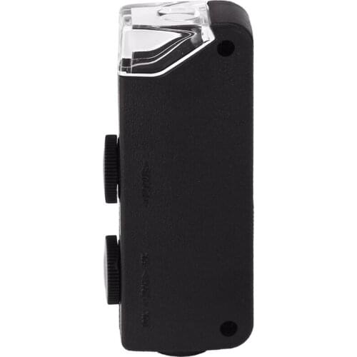 Mini Handheld 60x-100x Pocket Microscope Magnifer Loupe Magnification Pocket Microscope Jewelry Magnifier Drop Ship