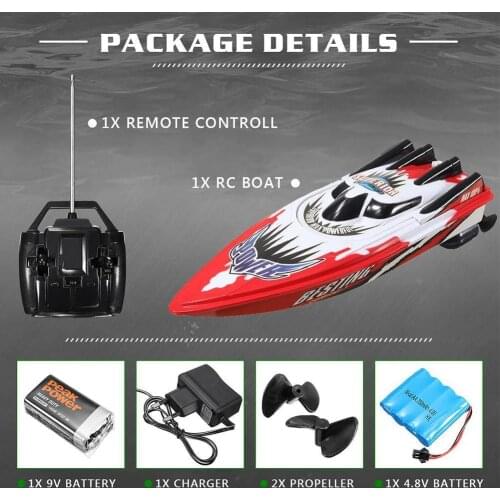 Kawaii Boat Radio Control Racing Boat Electric Toys Speed Gifts Waterproof RC Ship For Children High