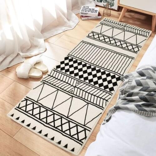 Retro Area Rugs Non-Slip Carpets for Living Room Kitchen Door Mat Bedroom Bedside Blanket Hallway Entrance Rug Tatami Home Decor