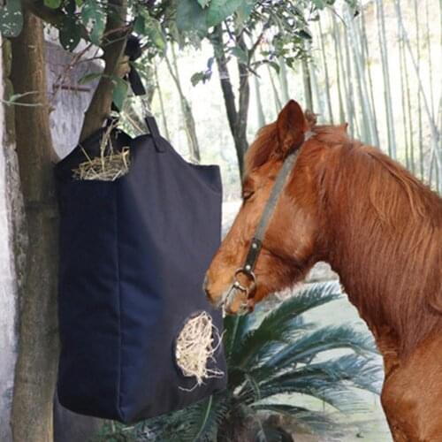 Horse Hay Bag Horse Straw Bag Stable Convenient Horse Straw Bag Slow Feeding Horse Waterproof Slow Feeding Tote For Horses Sheep