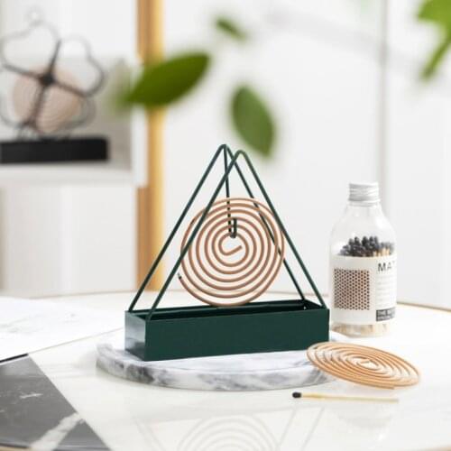 Nordic Four Leaf Clover Mosquito Coil Holder Mosquito Coil Frame Elegant Home Decor Sandalwood Mosquito Repellent Coil Holder