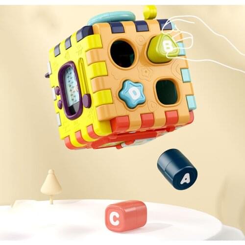 Educational Toy Playset Toys Learning Toys w/ Drum, Driving Steering Wheel