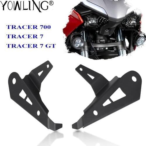 Motorcycle Front Auxiliary Light Bracket Fog Lamp Brackets For Yamaha TRACER700 TRACER 700 GT TRACER7 TRACER 7 GT 2020 2021 Part
