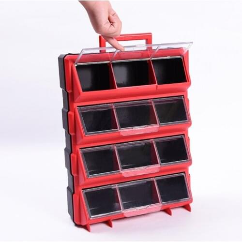 Storage Tool Case Plastic Parts Storage Hardware Grid Craft Cabinet Tool Drawer Plastic Parts Case Drawer for Factory