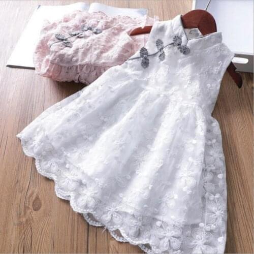 Baby Girls Dress Beautiful Embroidered Dress Lace Flower Dress Classic Beauty Dress Girls Dresses For Party And Wedding