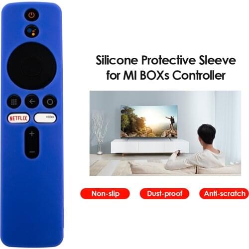 Silicone Remote Control Case For Xiaomi Mi Box S/4X Mi Remote TV Stick Cover For Xiaomi Soft Plain Television Accessories