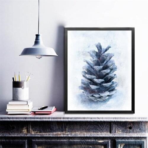 Nordic Tropical Plant Fir Canvas Painting Print Poster Picture Home Bedroom Wall Art Painting Decoration Unframed