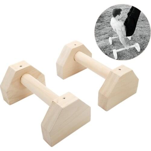 Russian Style Stretch Stand Single Double Bars Calisthenics Handstand Personalised Bars Wooden Push-Ups Double Rod