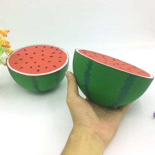 New Large Watermelon jumbo squishy Slow Rising toy 15CM big size Cartoon squeeze toys for Children fun Soft Toy anti stress Gift