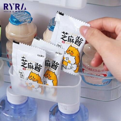 Refrigerator Seasoning Storage Box Kitchen Goods Sauce Bag Rack Mini Storage Rack Holder Kitchen Organizer And Storage Rack