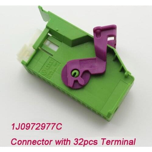 1Kits 1J0972977C 1719057-1 Automotive Connector ECU terminal for Instrument Dashboard Plug Connector Audi VW Seat Skoda TYCO AMP