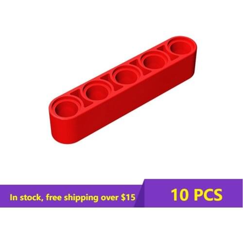 10PCS MOC Bricks Assembles Particles 32316 high-tech, Liftarm 1x5 Thick For Building Blocks Parts DIY Educational gift Toys
