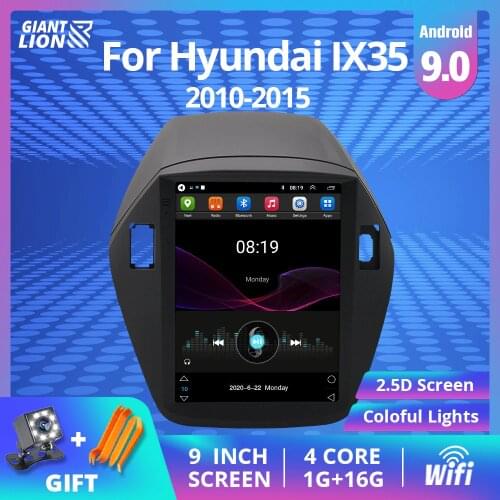 2 Din Android 9.0 Car Radio For Hyundai IX35 2010-2015 Car Multimedia Video Player AutoRadio Stereo IPS GPS Navigation 2DIN DVD