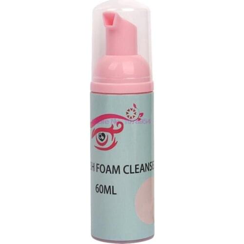 200pcs 60ml Eyelash Foam Cleanser Shampoo For Eyelashes Extensions Eye Cleaning Lashes Extension Lash 3D Eyelashes hot