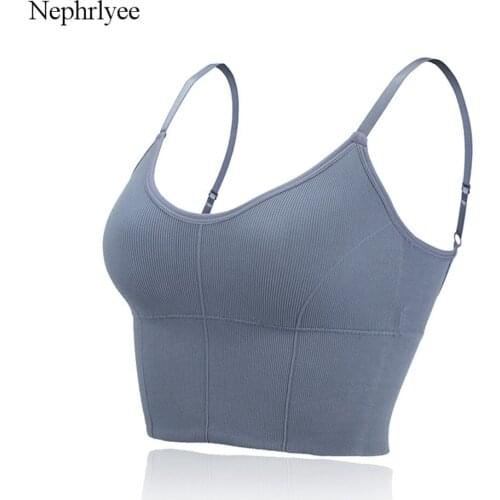 2021 New Sexy Bras For Women Push Up Brassiere Seamless Bra With Chest Padded Solid Color Soft Bralette Sports Bra Vest CA214