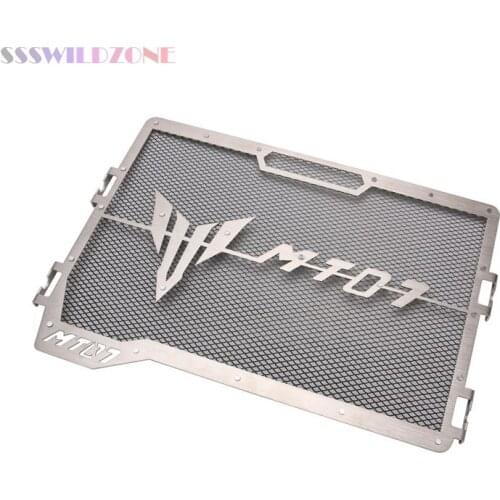 For Yamaha MT 07 14 15 16 Motorcycle accessories stainless steel protective cover water tank cover water tank shield cooling