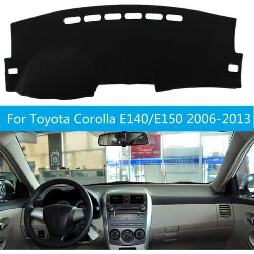 Car Styling Dashmat Dash Mat Dashboard Cover Pad Sun Shade Protect Carpet For Toyota Corolla E140/E150 2006 2007 2008 2009 -2013