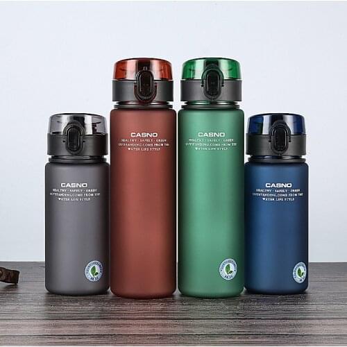 Summer Plastic Water Bottles Matte Surface BPA Free Leak Proof Sports Water Bottle High Quality Portable Favorite Drink Bottles