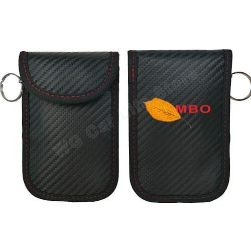 Car Key Signal Blocker Pouches For Opel Combo Carbon Fiber Pattern Car Shielding Pouchs Auto Accessories