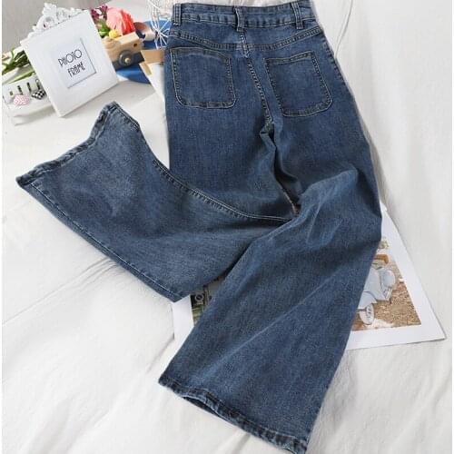 Vintage Jeans Spring Women Denim Pants Plus Size 2021 Blue Trousers High Waist Streetwear Korean Autumn Pencil Stretch Elastic