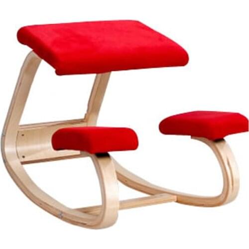 Sleekform Ergonomic Kneeling Chair Posture Wooden Stool for Office & Home Neck Pain & Spine Tension Relief