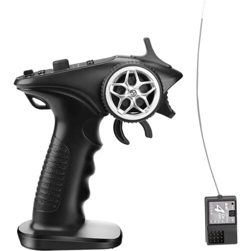 GA-4H-TX 4CH 2.4GHz Remote Control Digital Radio Transmitter Wire for 1/8 1/10 1/16 1/32 RC Car Boat Tank Crawler