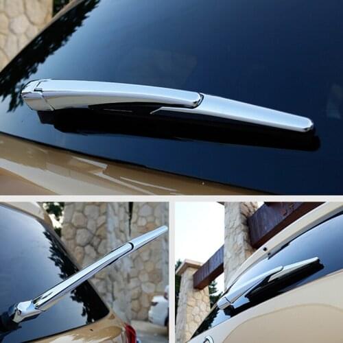 For Nissan NAVARA NP300 2015 2016 2017 2018 ABS Chrome car rear Wiper strip car Styling Accessories