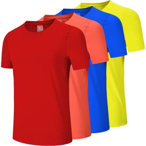 Compression Sport T-Shirts Short Sleeve Gym Jerseys Fitness Trainer Running Shirt T Shirt For Men Round Neck Breathable T-Shirt