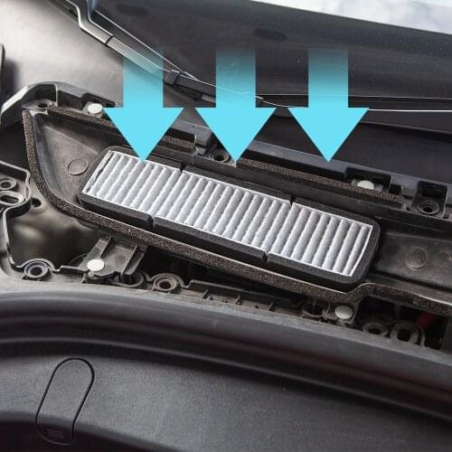 Car Air Flow Vent Cover Trim Auto For Tesla Model 3 Accessories Anti-blocking Model3 Air Intake Protection Model Three Filter